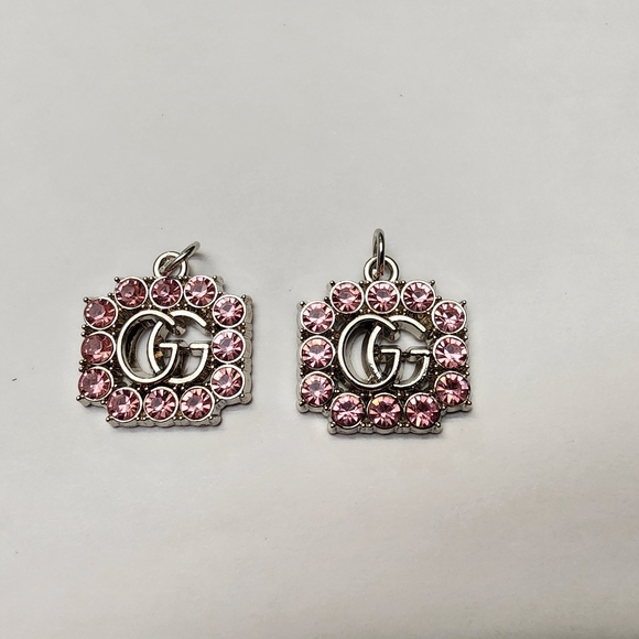 Upcycled Jewelry - Upcycled GUCCI charms (Can Be Converted Earrings or Necklace Charm)